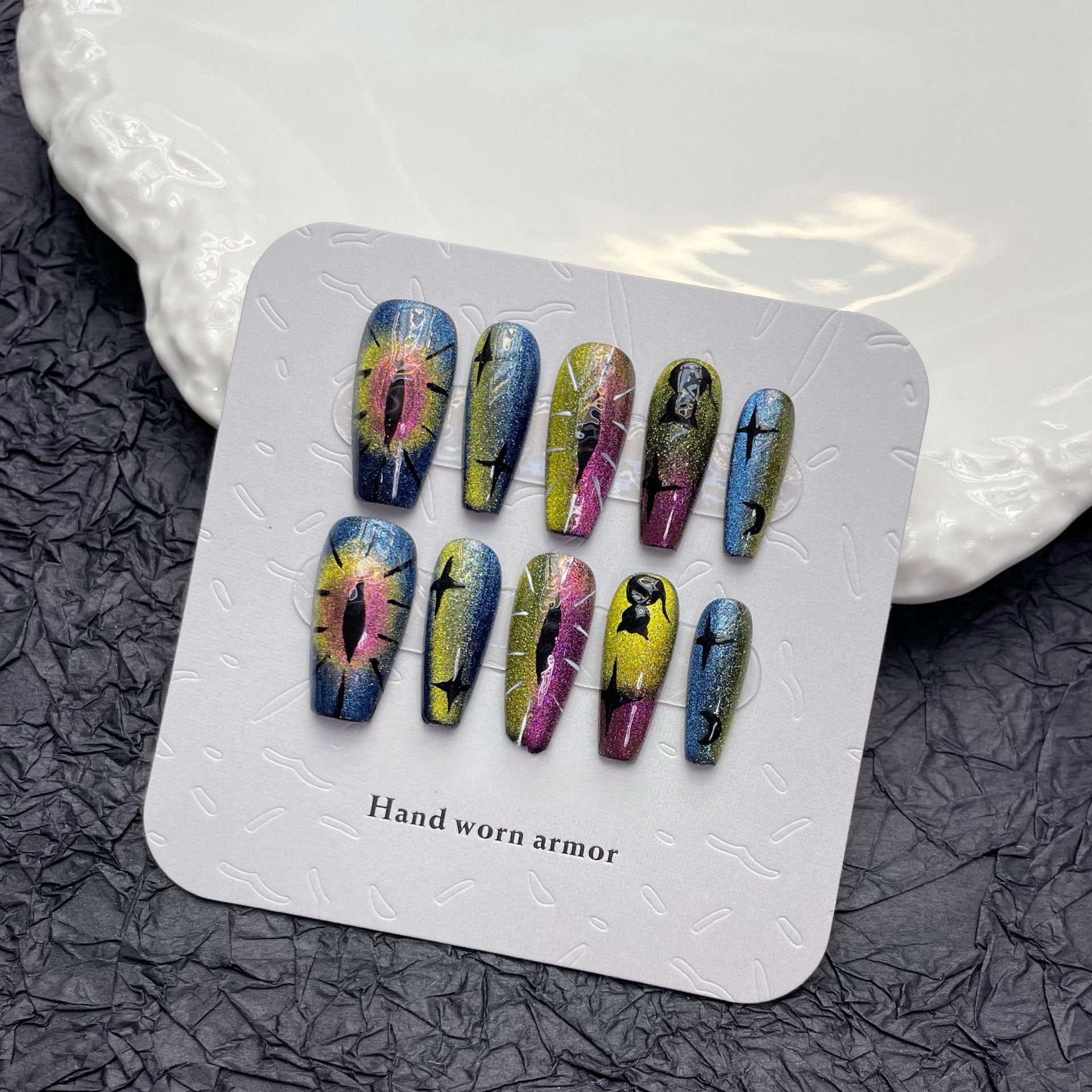 Scarlet Reign Handmade Press-On Nails | Removable, Reusable