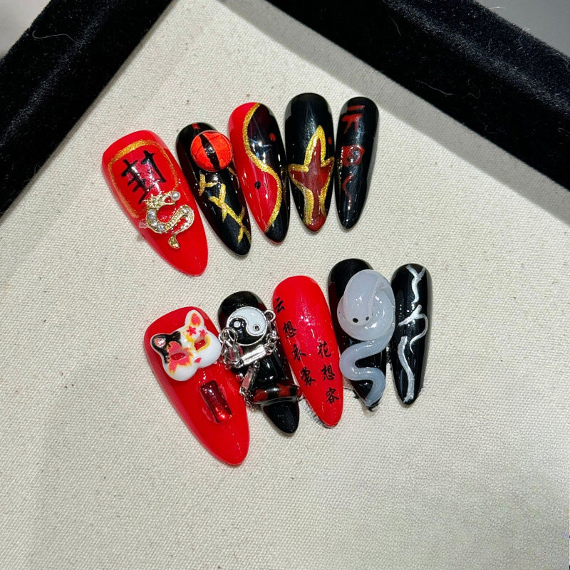 Siren Call Handmade Press-On Nails | Removable, Reusable