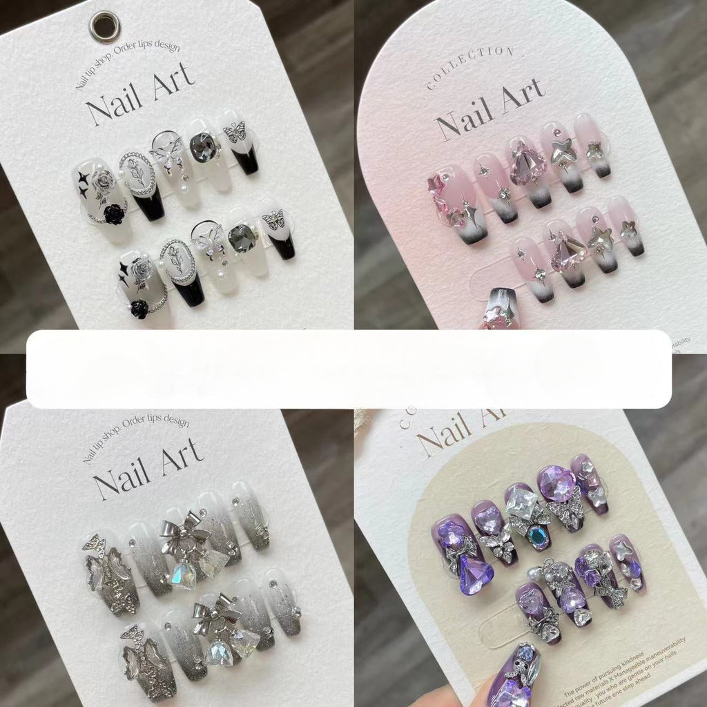 Scarlet Reign Handmade Press-On Nails | Removable, Reusable