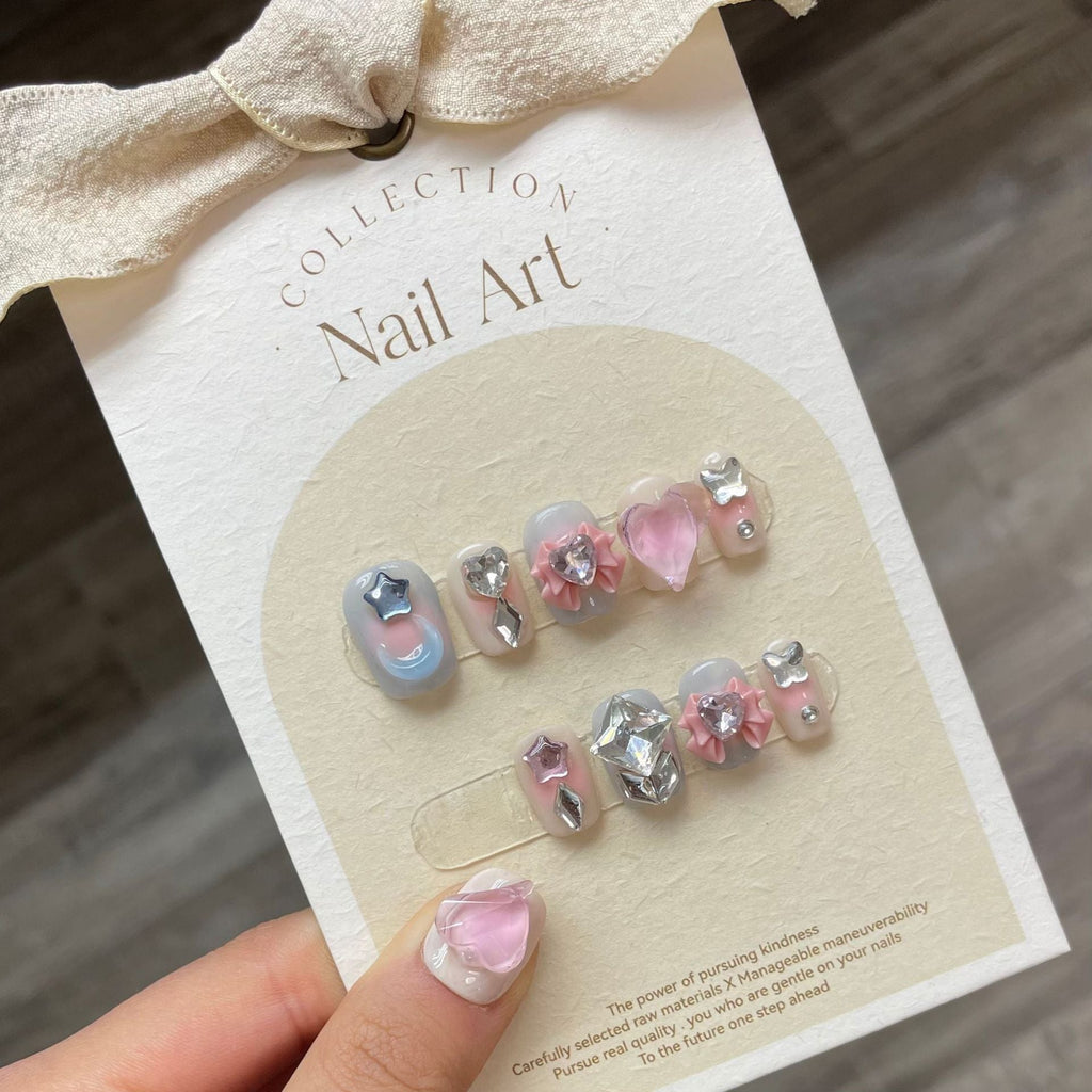 Scarlet Reign Handmade Press-On Nails | Removable, Reusable