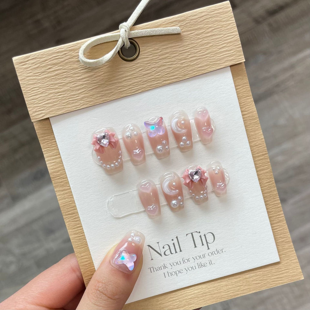 Scarlet Reign Handmade Press-On Nails | Removable, Reusable