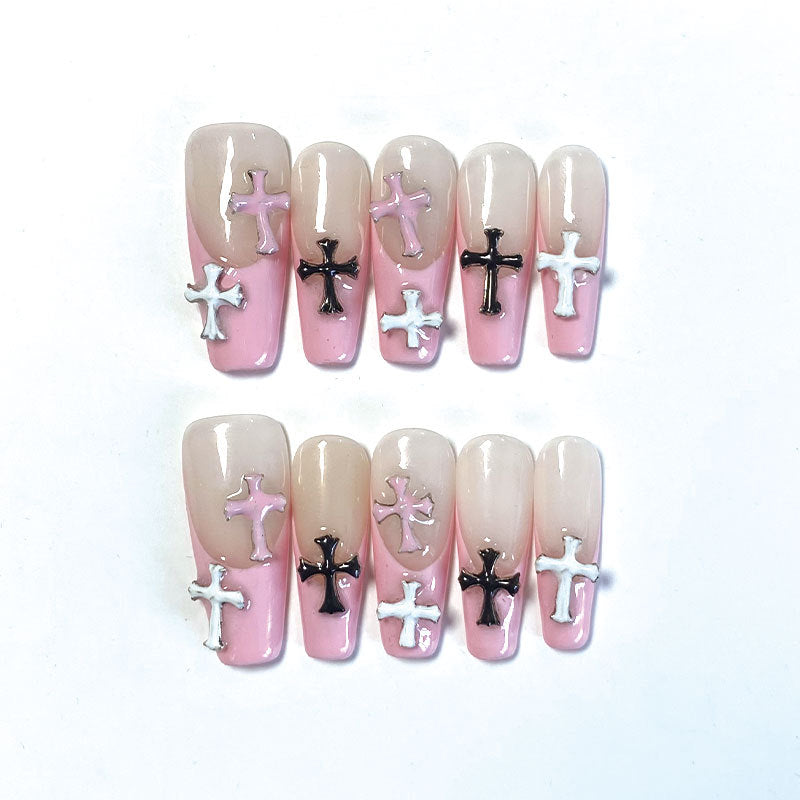 Velvet Rose Handmade Press-On Nails | Removable, Reusable