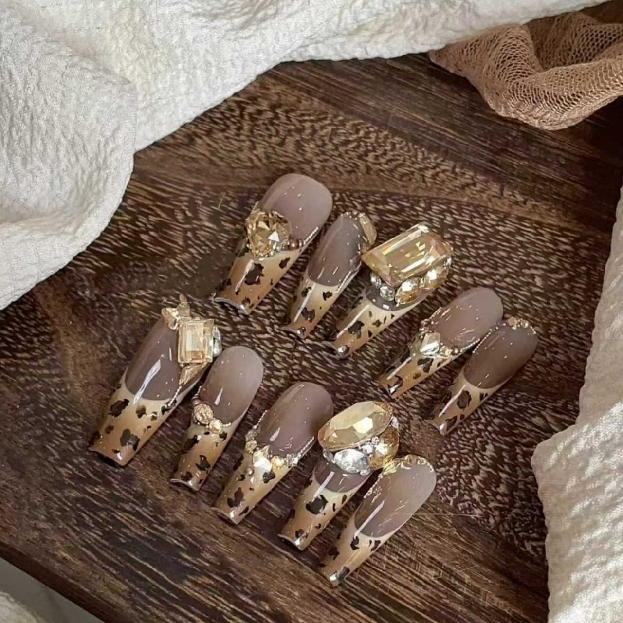 Midnight Crush Handmade Press-On Nails | Removable, Reusable