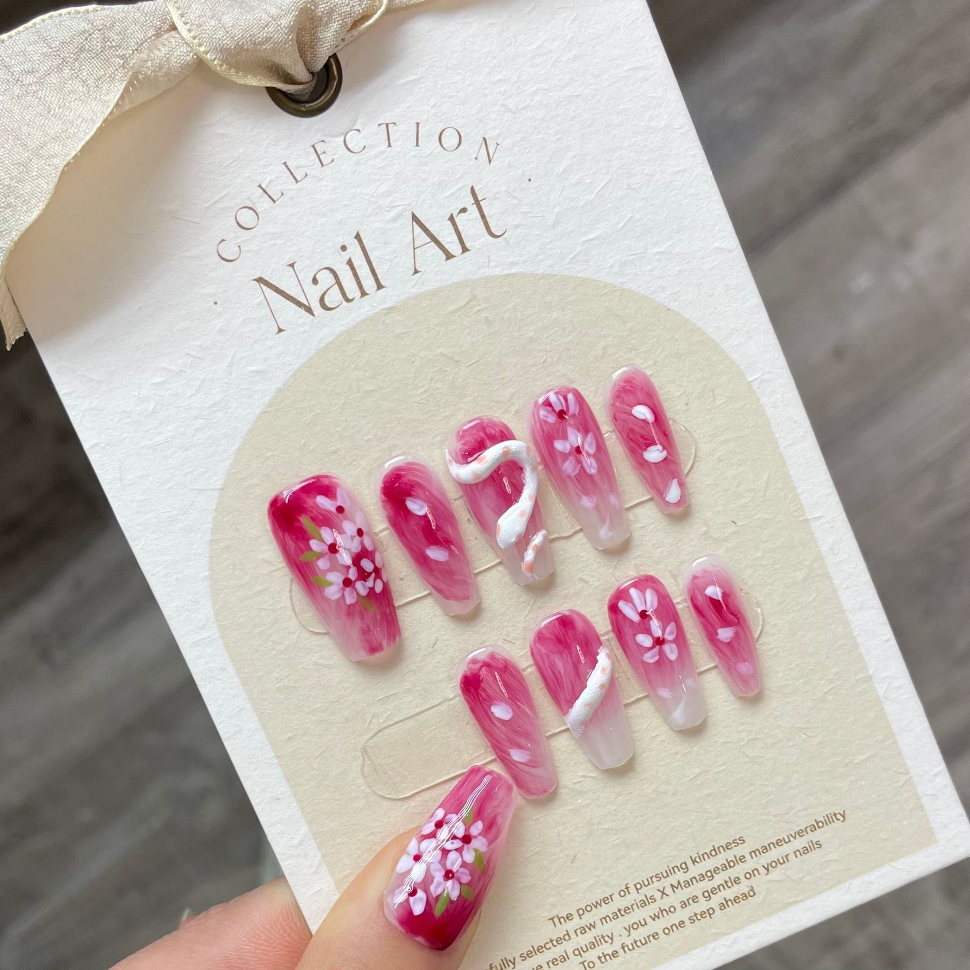 Scarlet Reign Handmade Press-On Nails | Removable, Reusable