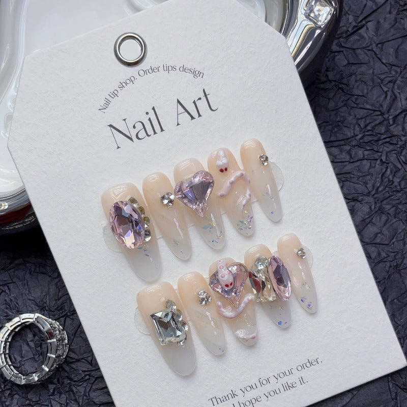 Siren Call Handmade Press-On Nails | Removable, Reusable