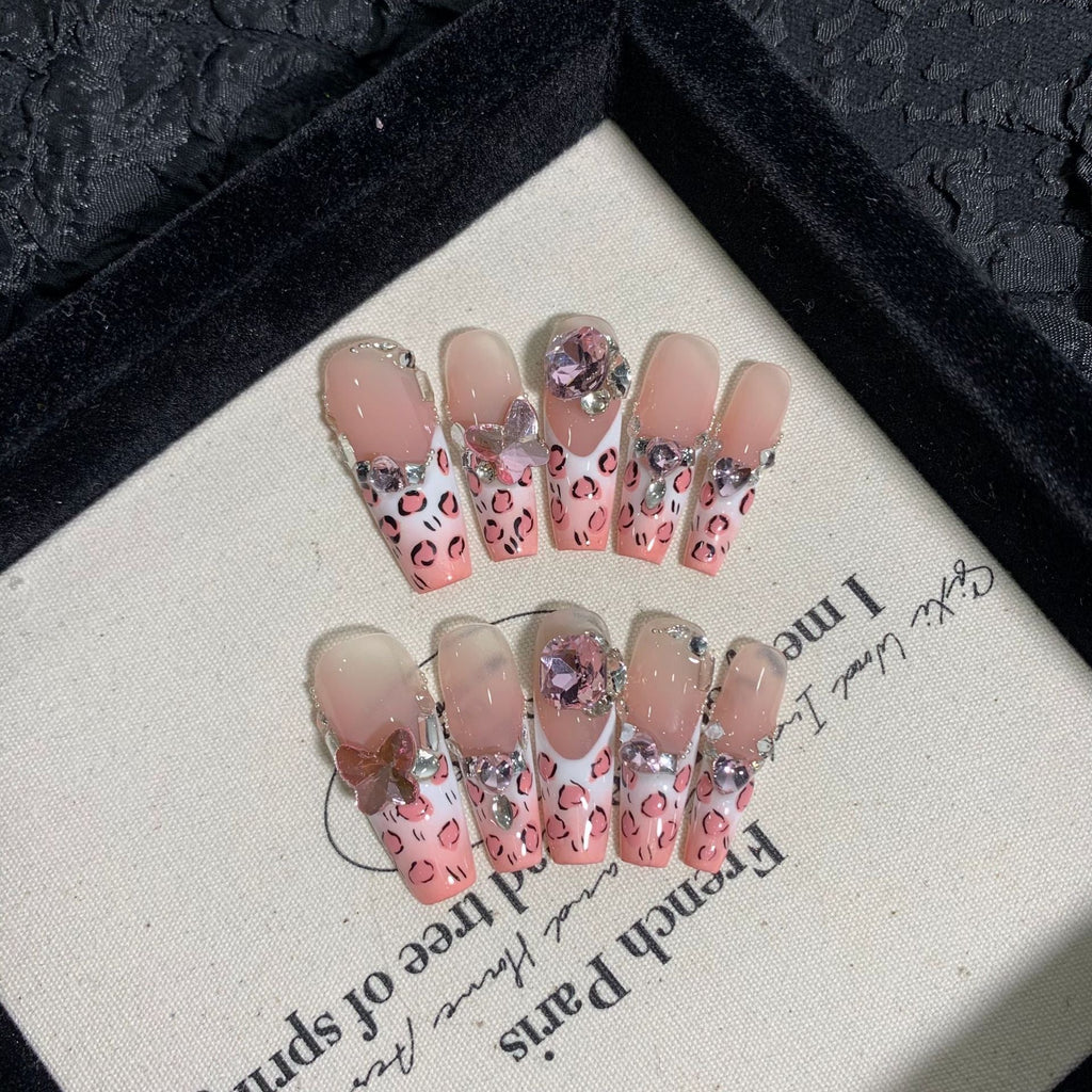 Onyx Crown Handmade Press-On Nails | Removable, Reusable