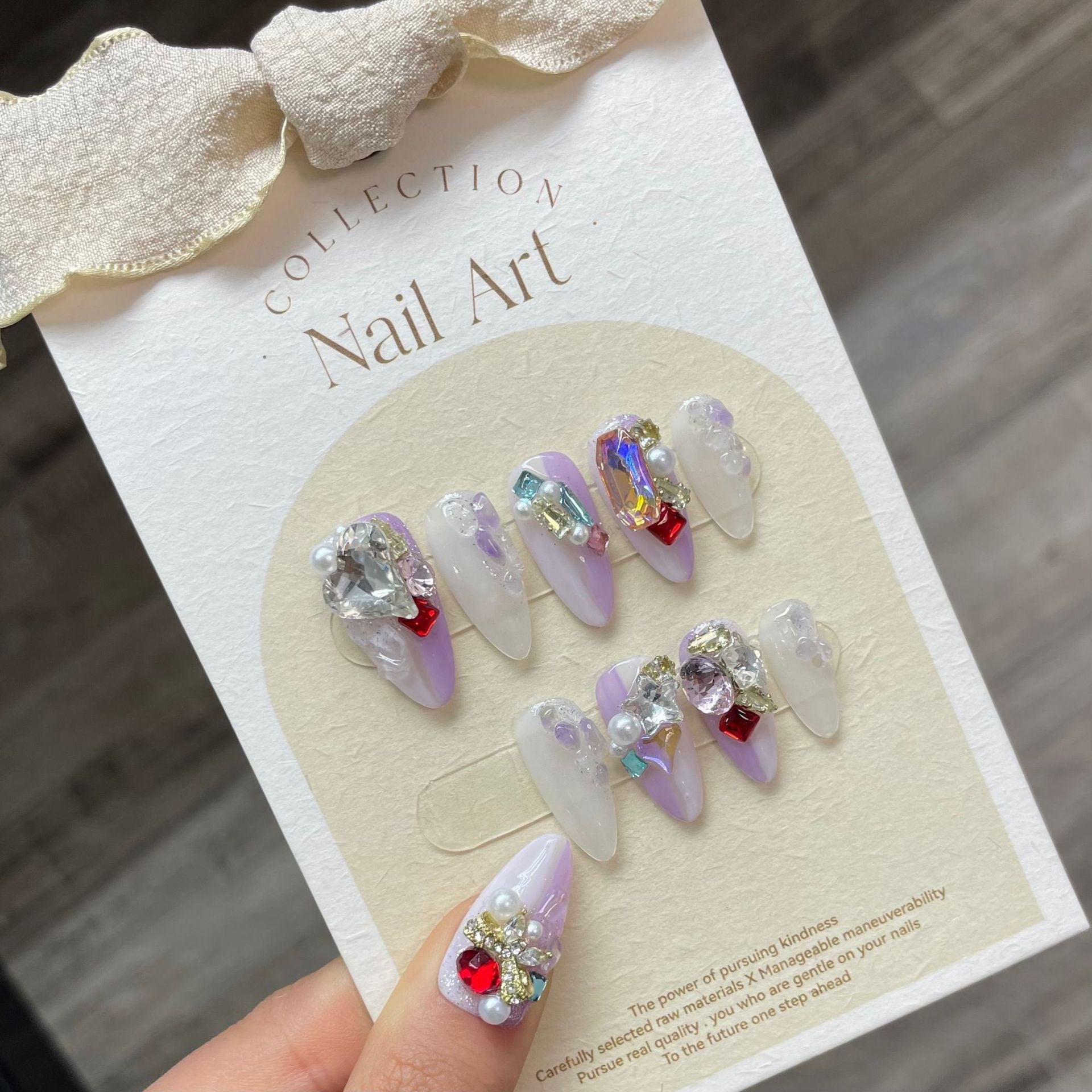 Scarlet Reign Handmade Press-On Nails | Removable, Reusable