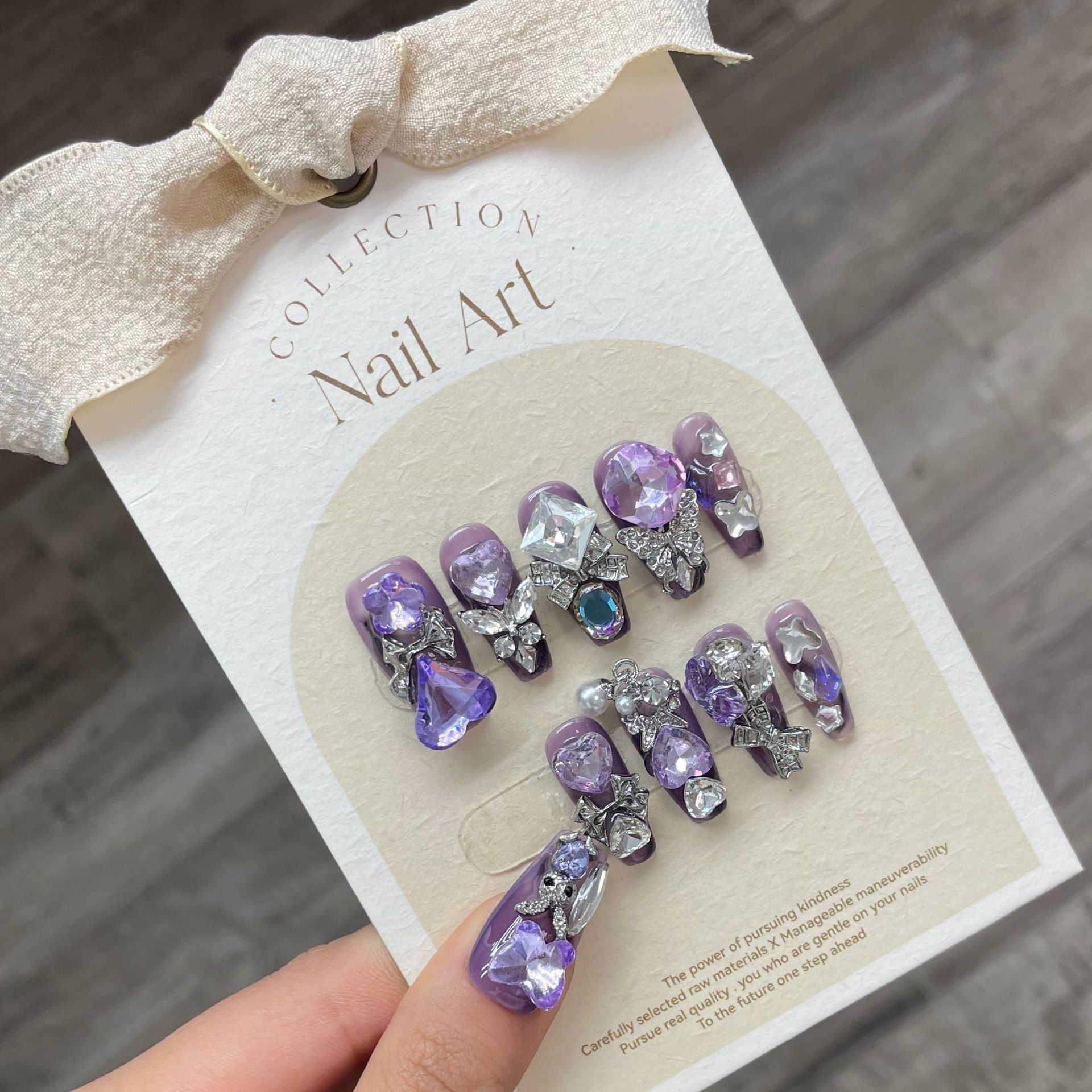 Scarlet Reign Handmade Press-On Nails | Removable, Reusable
