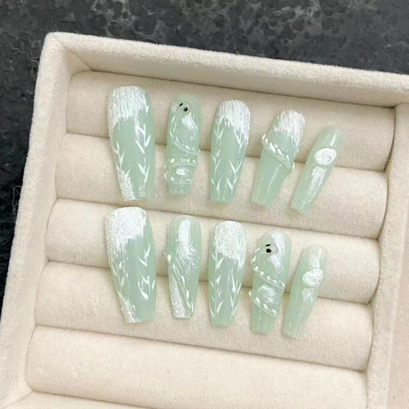 Siren Call Handmade Press-On Nails | Removable, Reusable