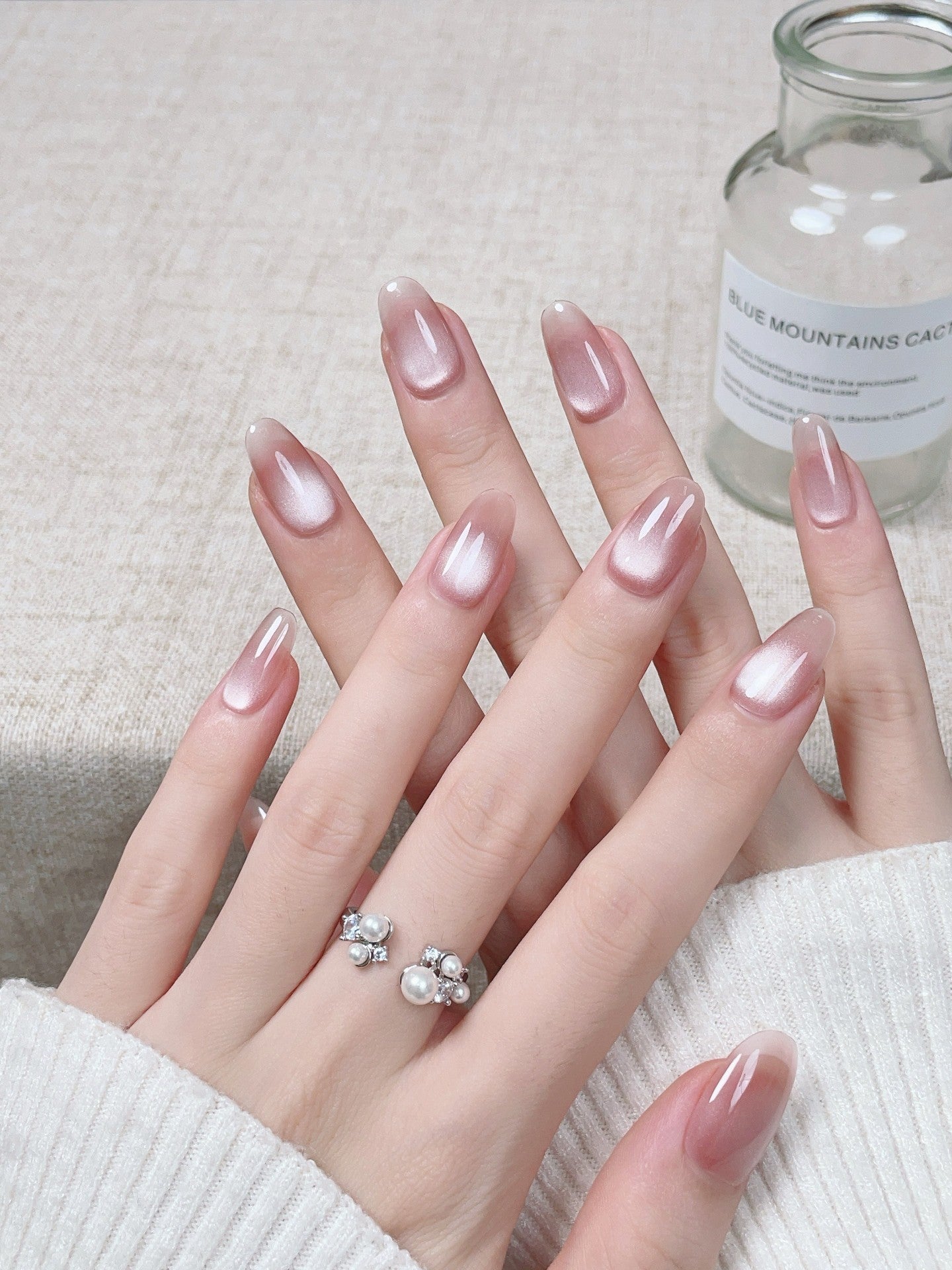 Blush Luxe Handmade Press-On Nails | Removable, Reusable
