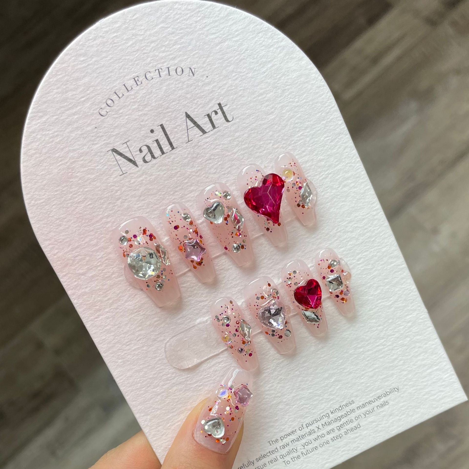 Scarlet Reign Handmade Press-On Nails | Removable, Reusable