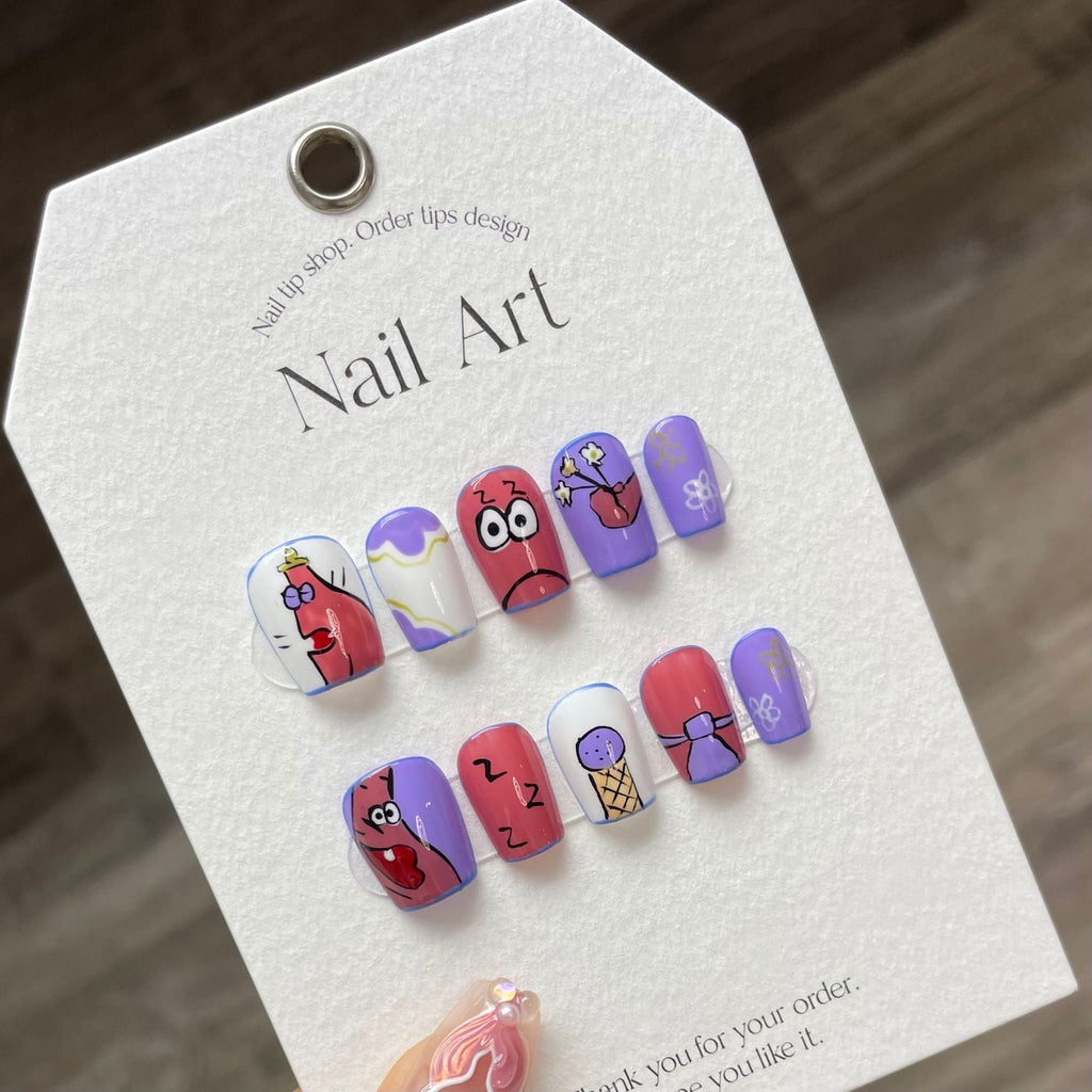 Scarlet Reign Handmade Press-On Nails | Removable, Reusable