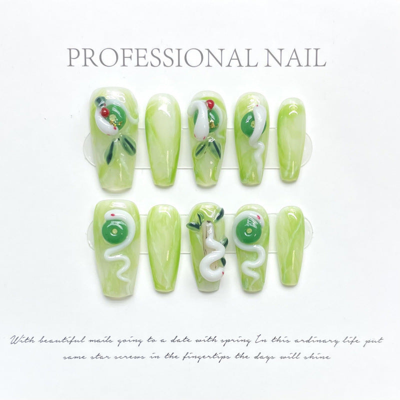 Siren Call Handmade Press-On Nails | Removable, Reusable