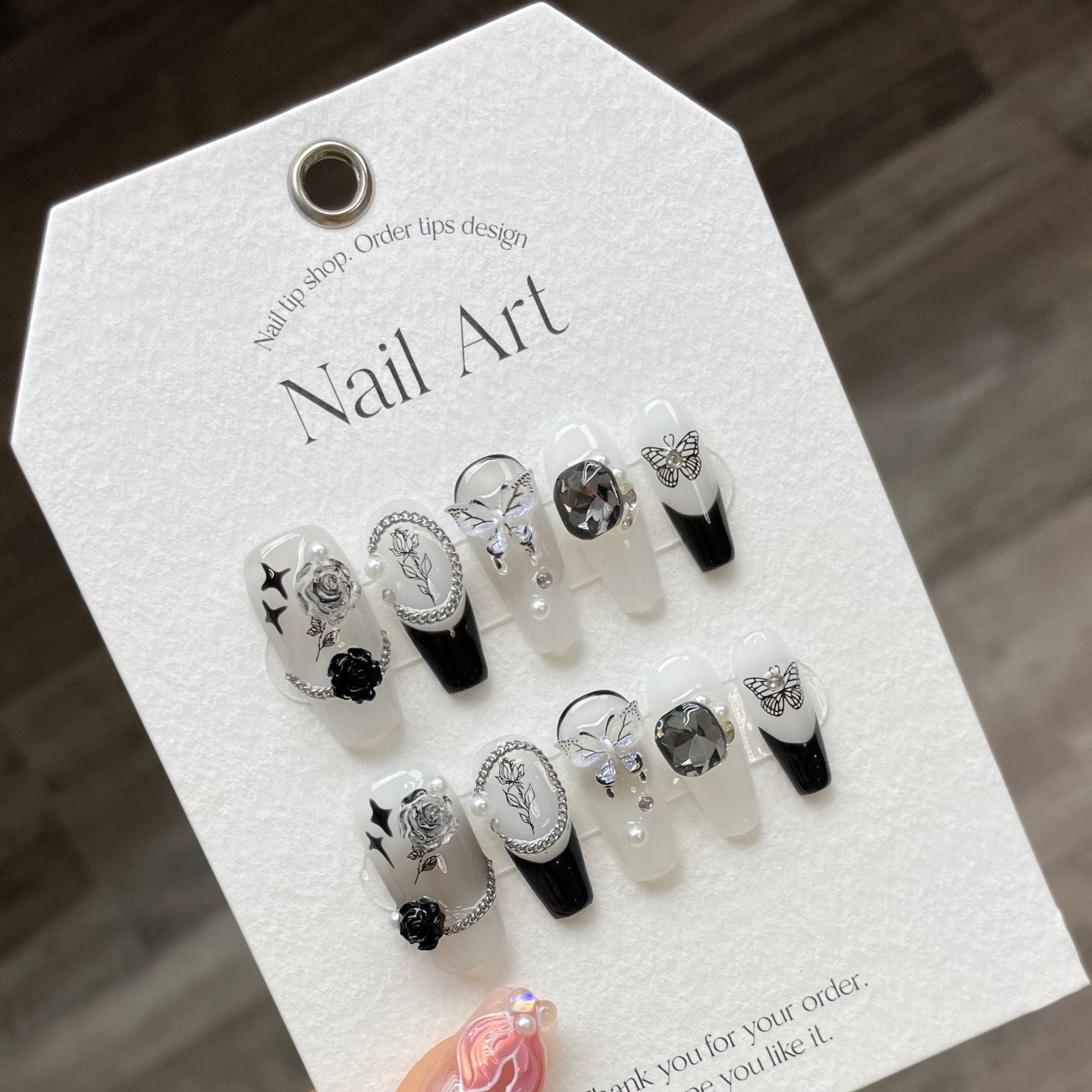 Scarlet Reign Handmade Press-On Nails | Removable, Reusable