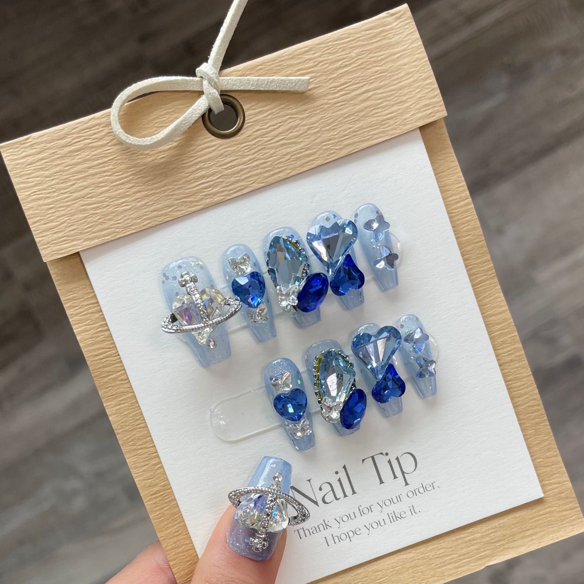 Scarlet Reign Handmade Press-On Nails | Removable, Reusable