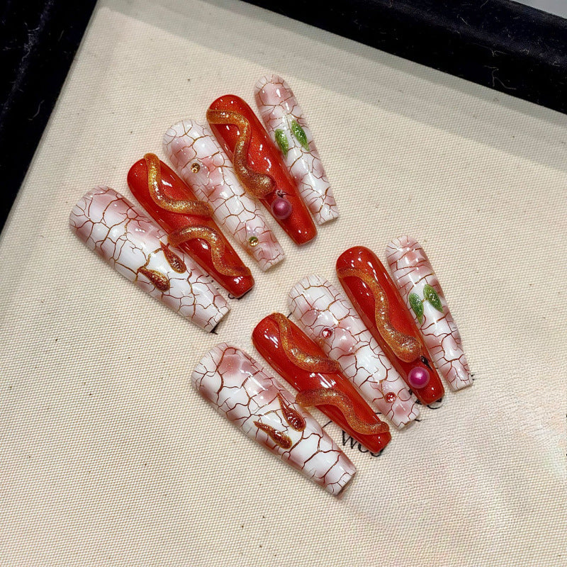 Siren Call Handmade Press-On Nails | Removable, Reusable
