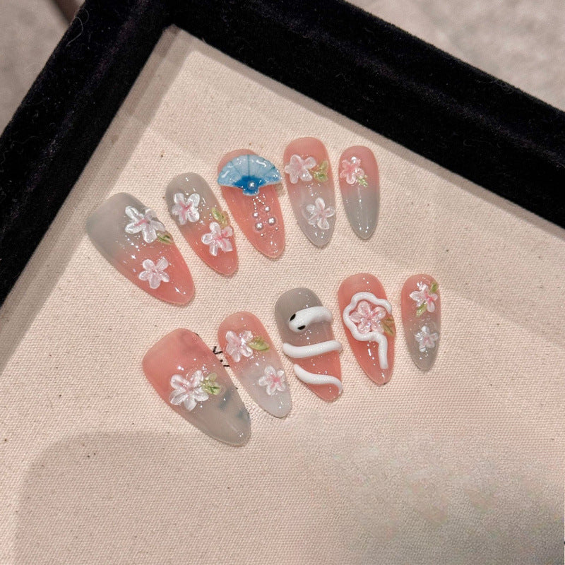 Siren Call Handmade Press-On Nails | Removable, Reusable